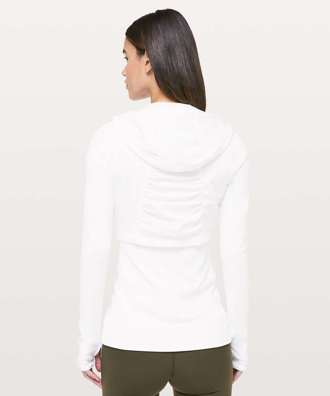 Lululemon Dance Studio Jacket Rib Sleeve - White