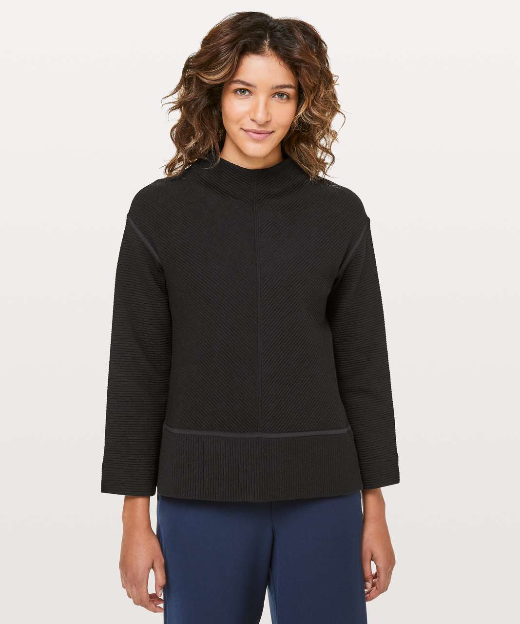 Lululemon On Repeat Mock Neck - Black