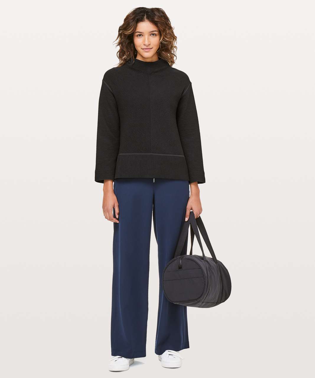 Lululemon On Repeat Mock Neck - Black