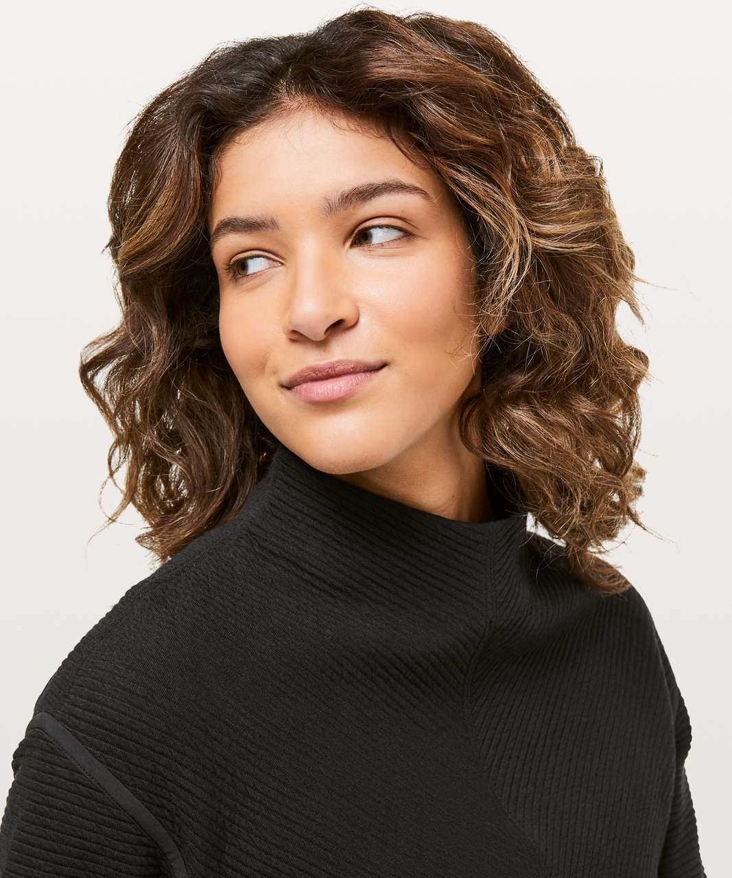 Lululemon On Repeat Mock Neck - Black