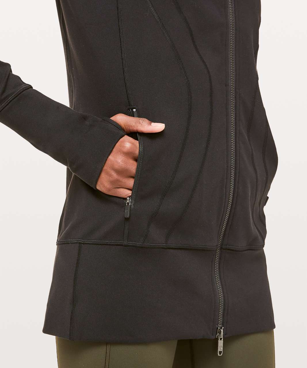 Lululemon Open Stride Run Bomber - Black - lulu fanatics