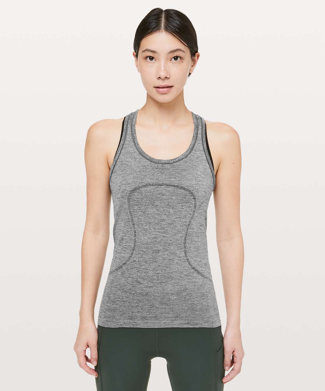 Lululemon Swiftly Tech Racerback *Sparkle - Black / White / Silver