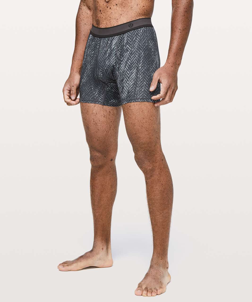 Lululemon No Boxer Boxer *5.5" - Bleached Herringbone Multi