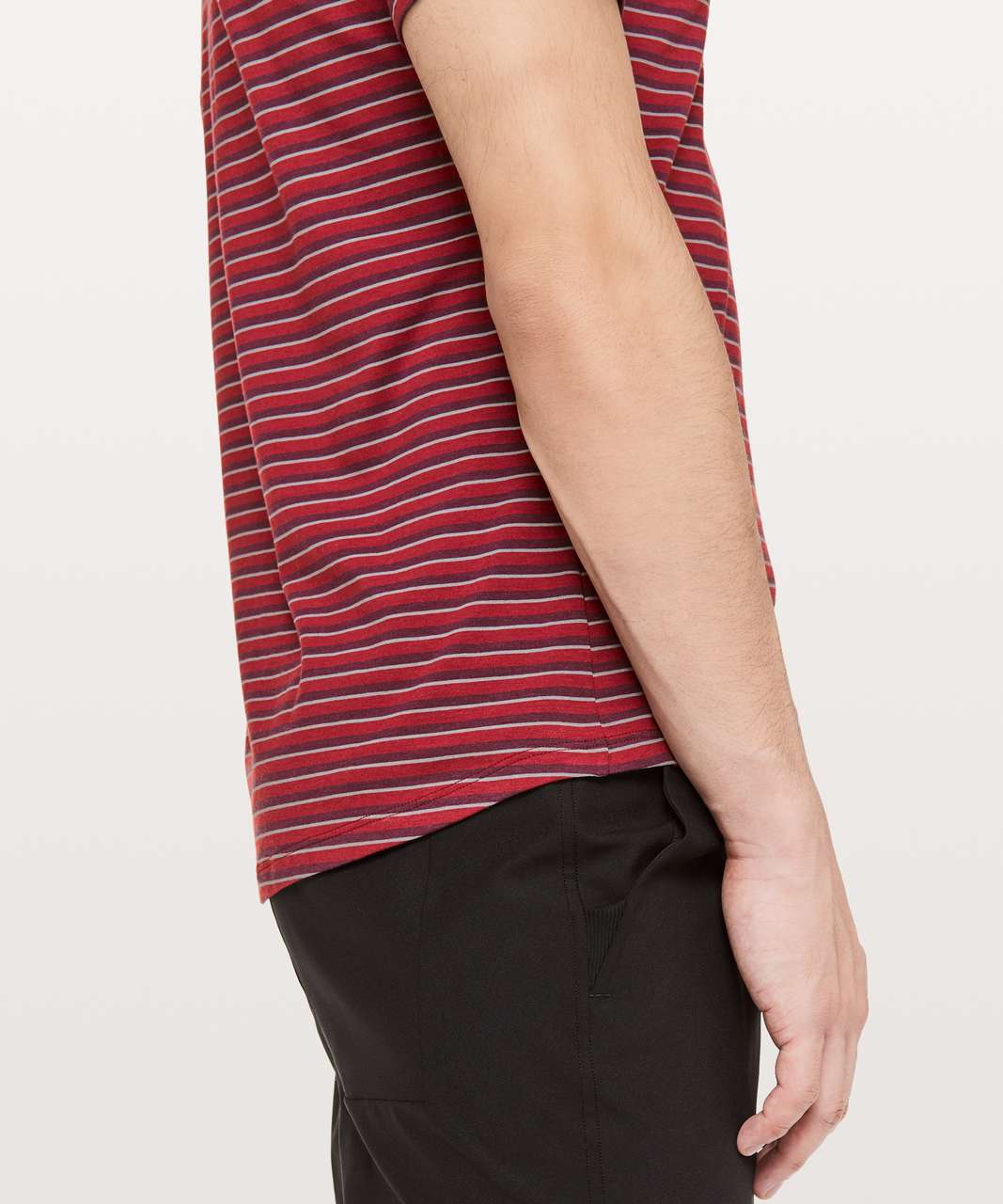 Lululemon 5 Year Basic Tee *Updated Fit - Dark Adobe / Light Cast / Dark Sport Red