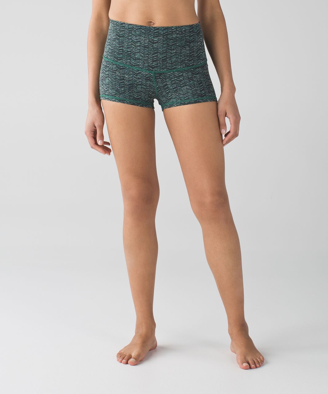 Lululemon Boogie Short (Roll Down) - Irregular Spacebone Sea Mist Deep Green