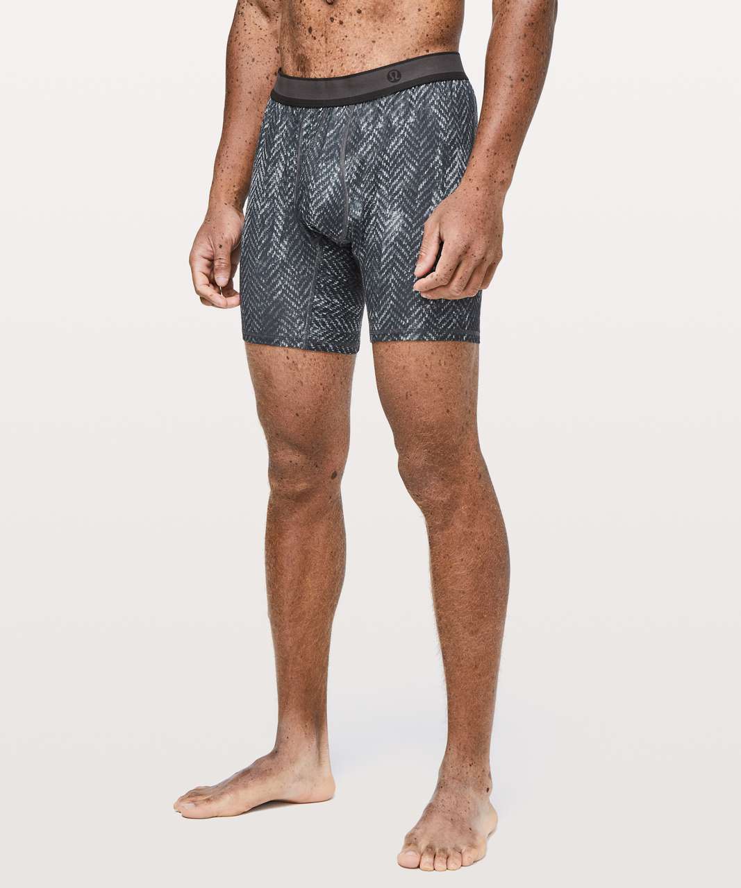 Lululemon No Boxer Boxer (The Long One) *7.5" - Bleached Herringbone Multi