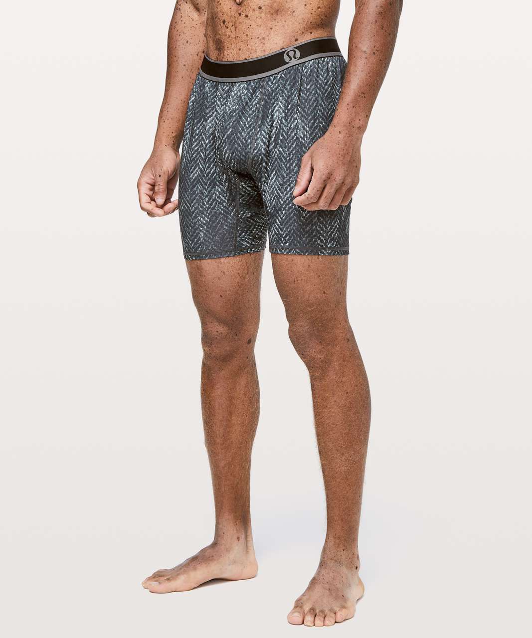 Lululemon Game On Boxer Brief *7.5" - Bleached Herringbone Multi