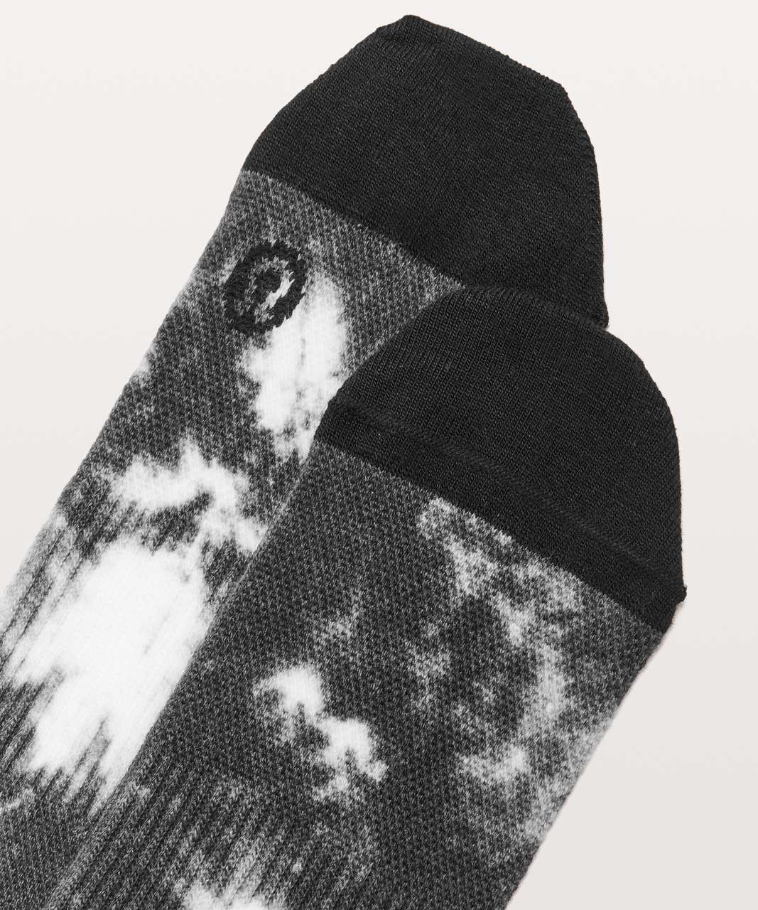 Lululemon True Crew Sock - Tye Dye Black  / Black