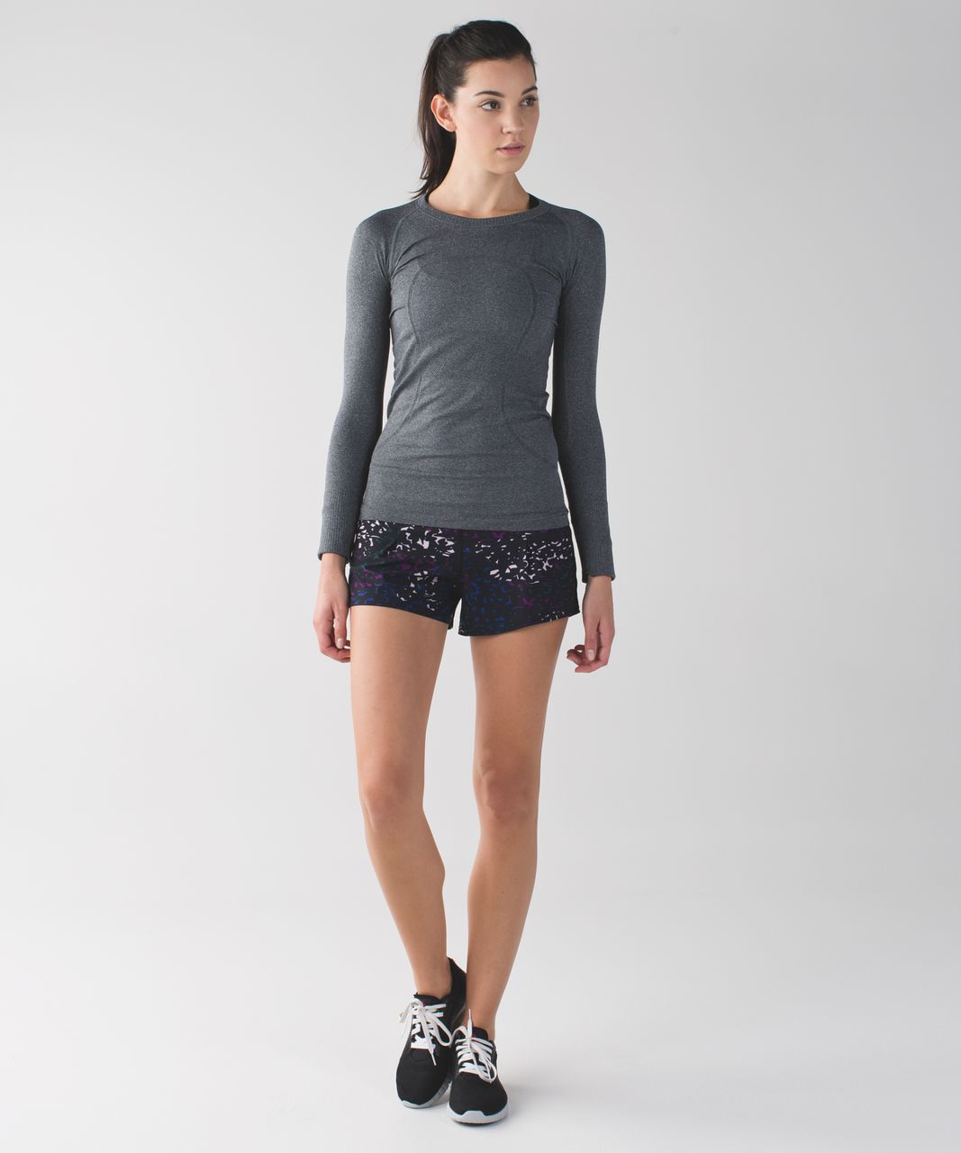 Lululemon Free Flow Short - Shadow Wrap Multi / Black