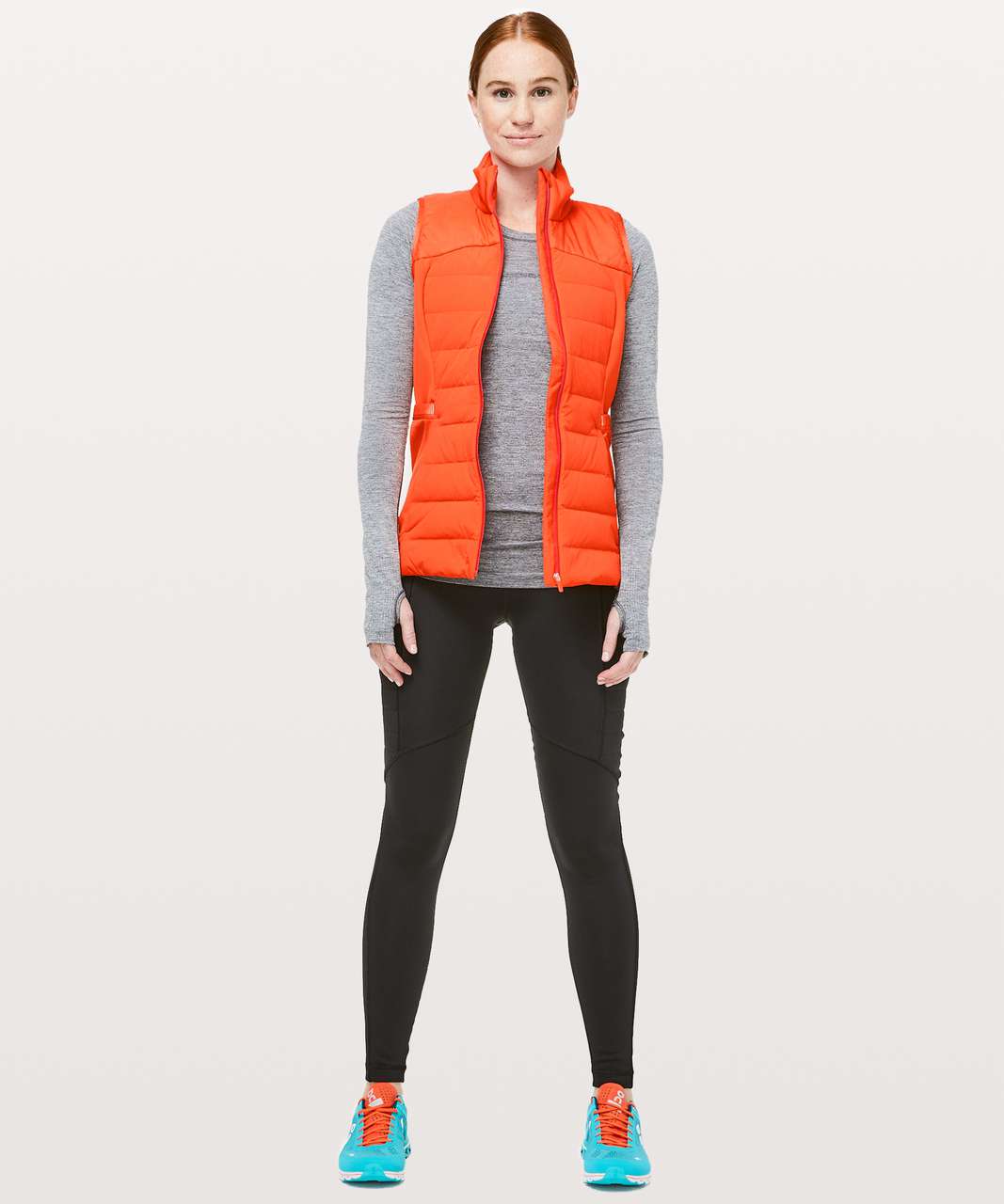 Lululemon Down For It All Vest - Atomic Orange