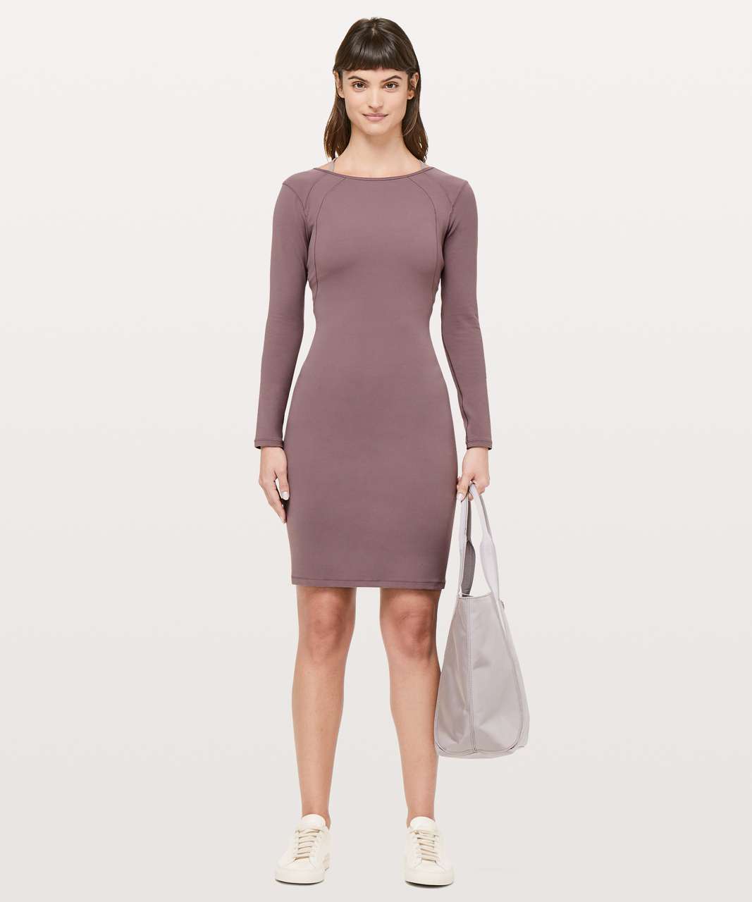 Lululemon Contour Dress *Nulu - Antique Bark - lulu fanatics