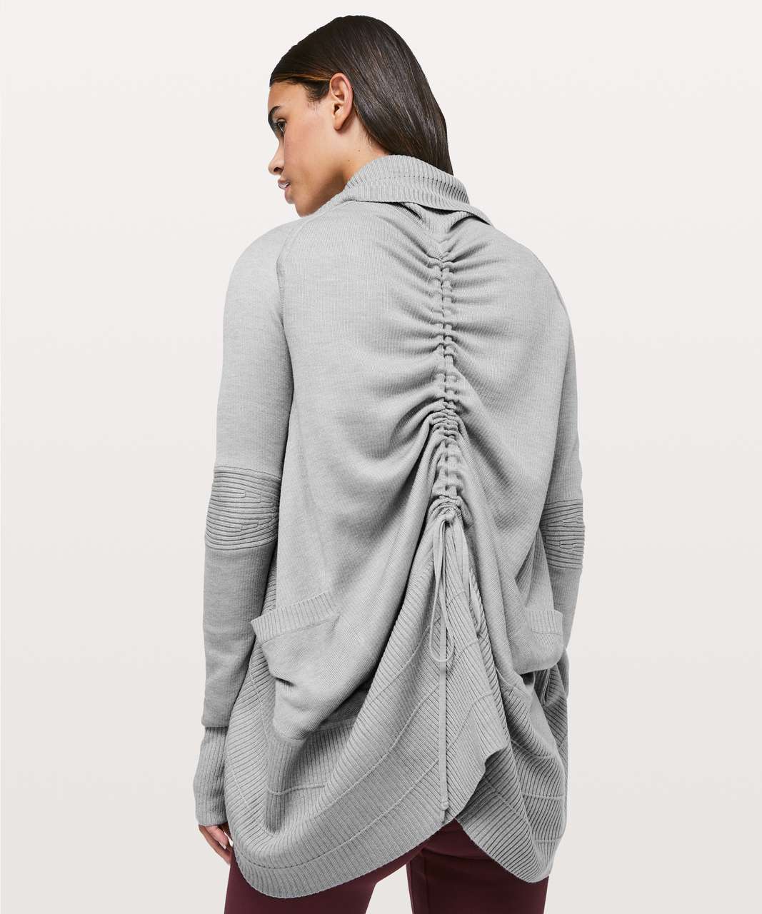 Lululemon Transformation Wrap - Heathered Silver Drop / Heathered Vapor