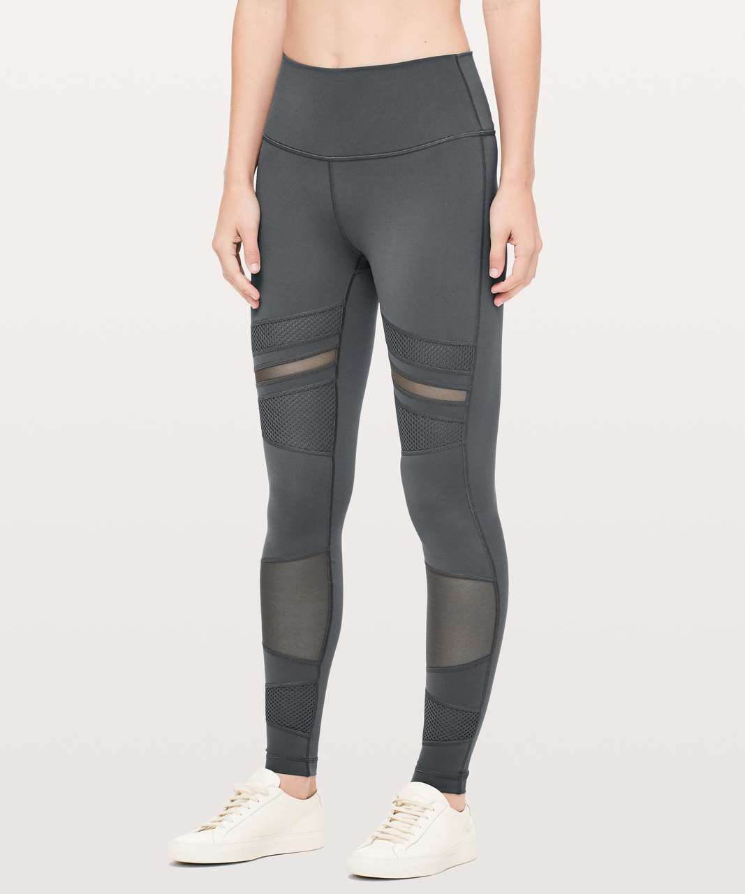 Lululemon Wunder Under High-Rise Tight *Mix & Mesh 28 - Melanite - lulu  fanatics