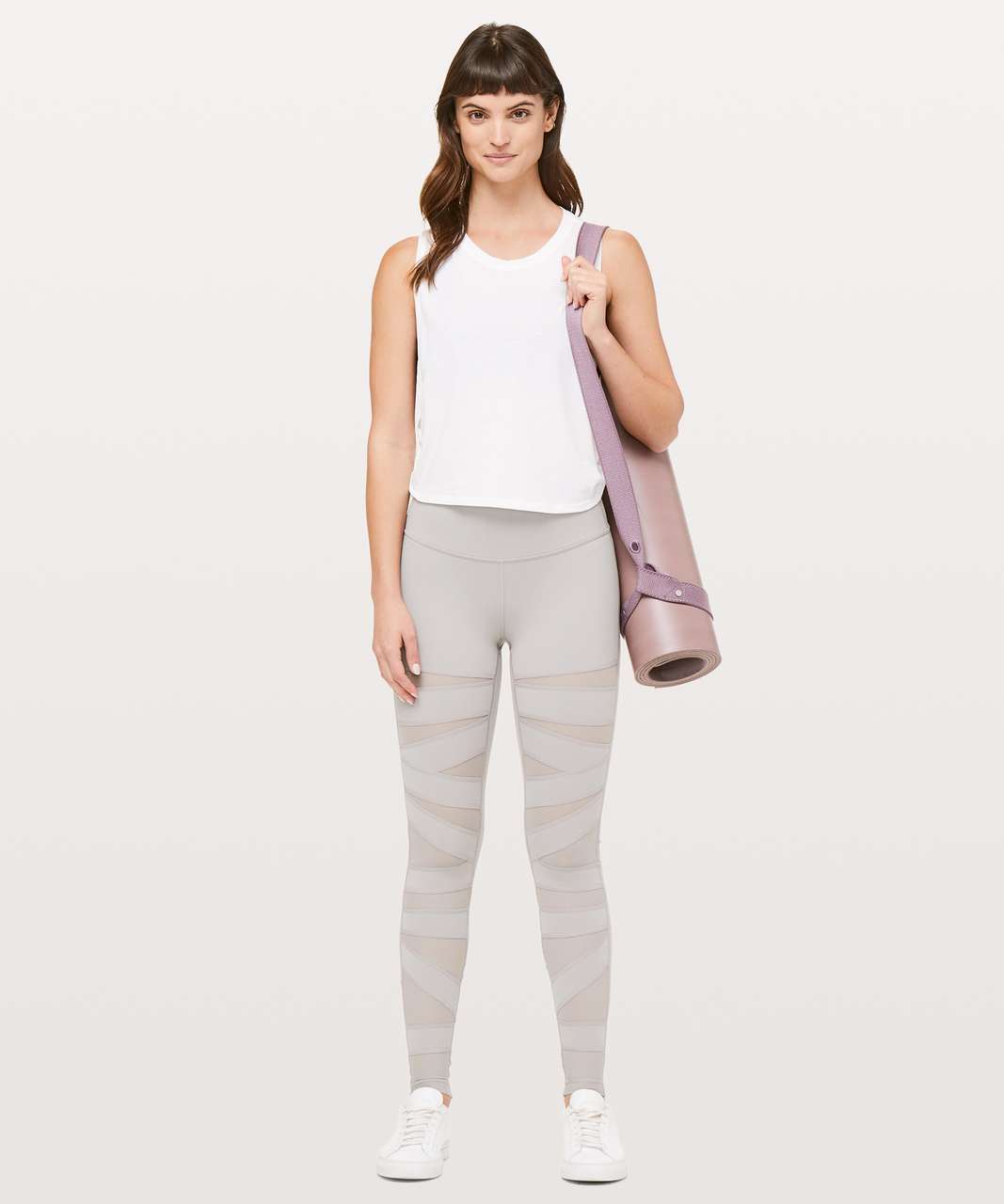 Lululemon Wunder Under Pant (High-Rise) *Tech Mesh 28 - Dark Chrome - lulu  fanatics