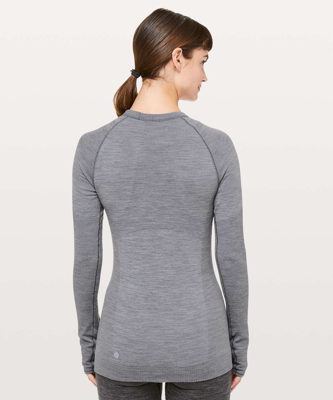 Women's Merino Wool Half-zip Top Lavender Grey Dilling, 41% OFF