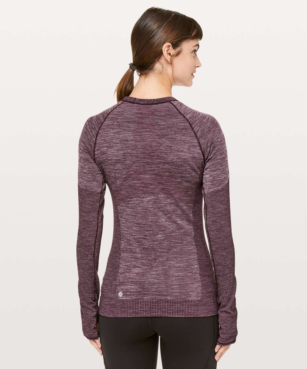 Lululemon Swiftly Wool Pullover II - Dark Adobe / White