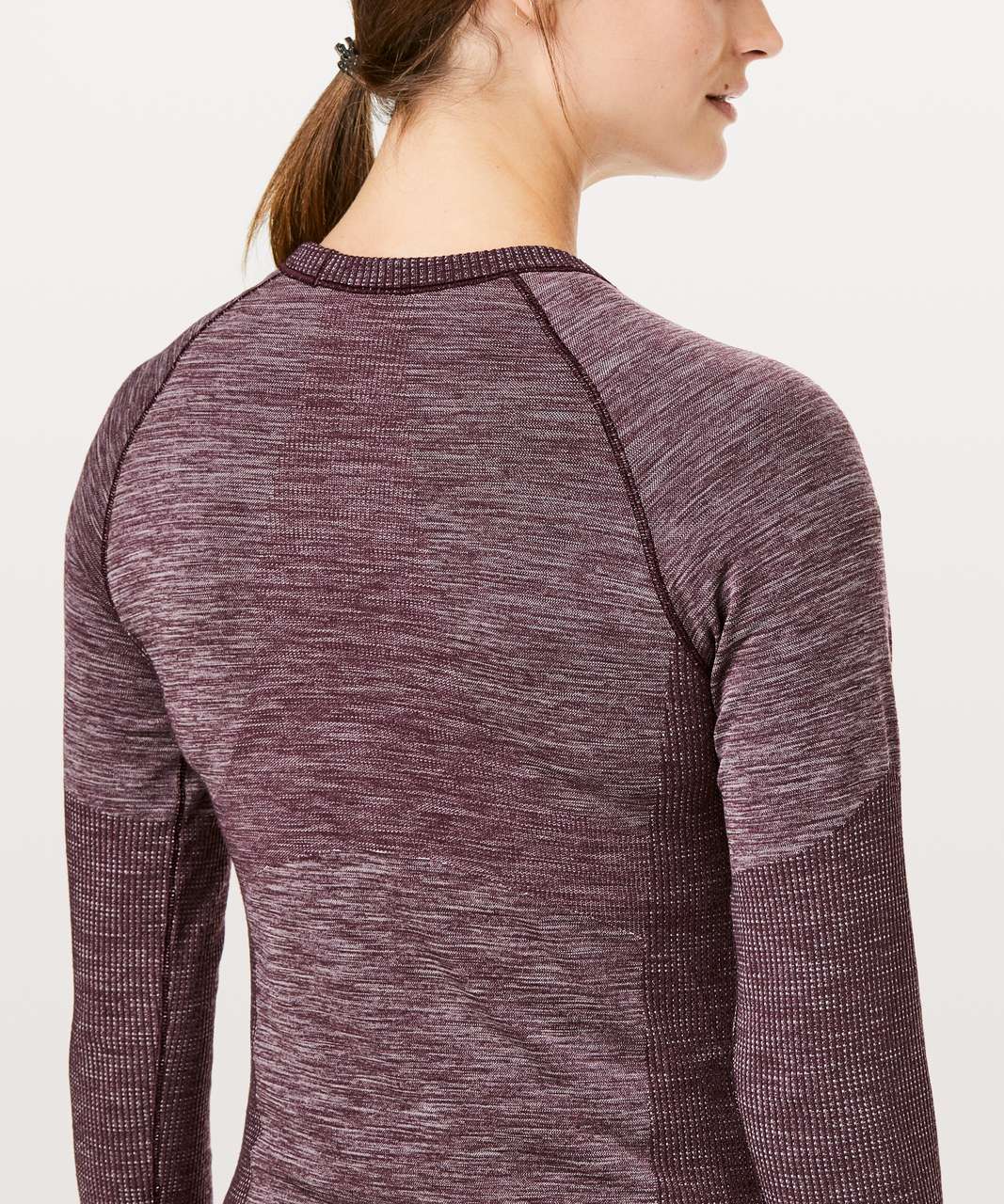 Lululemon Swiftly Wool Pullover II - Dark Adobe / White