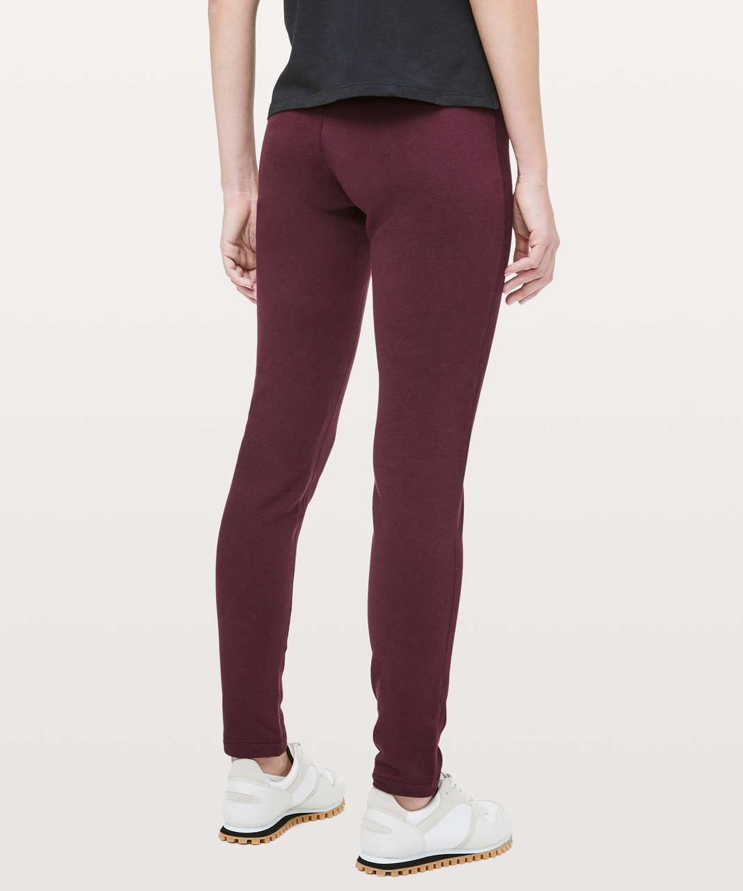 Lululemon Leggings Jogging Pants Women Female Dark Adobe Burgundy Size 06 &  08