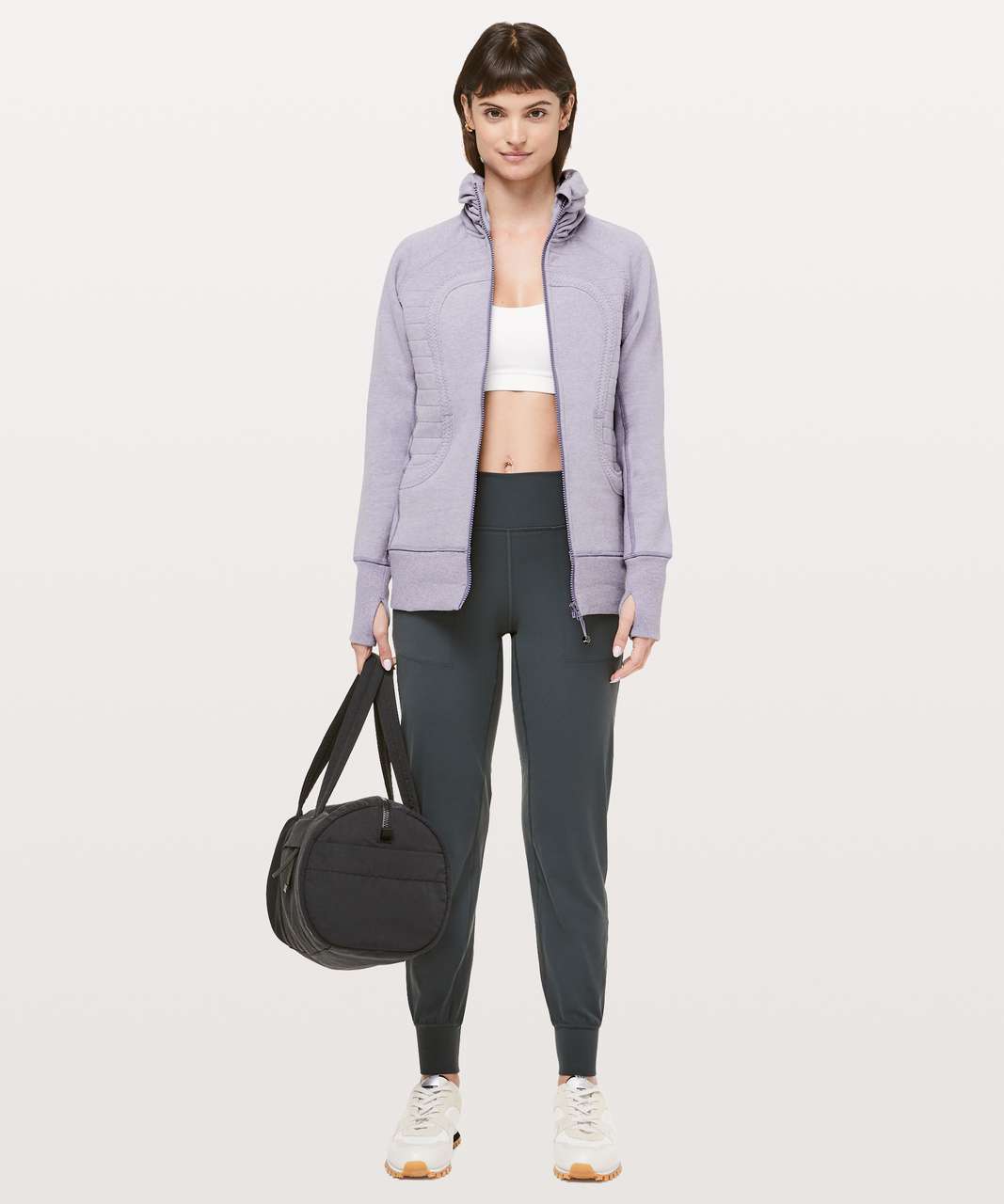 Lululemon Calm & Cozy Jacket - Heathered Purple Quartz / Purple Quartz