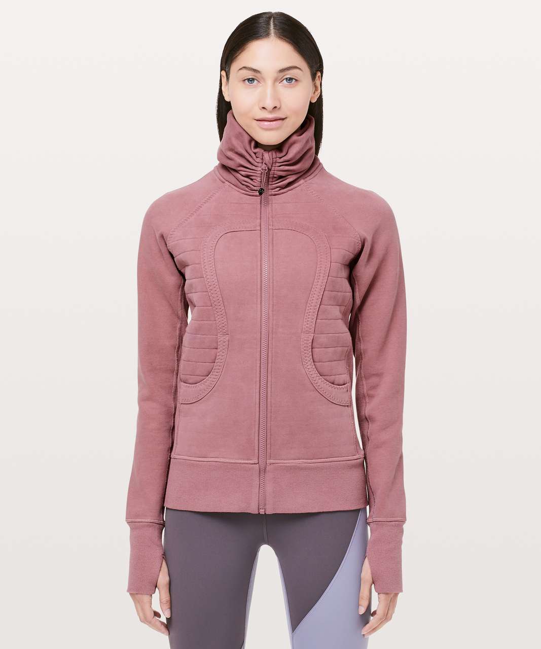 Lululemon Calm & Cozy Jacket - Spanish Rose - lulu fanatics