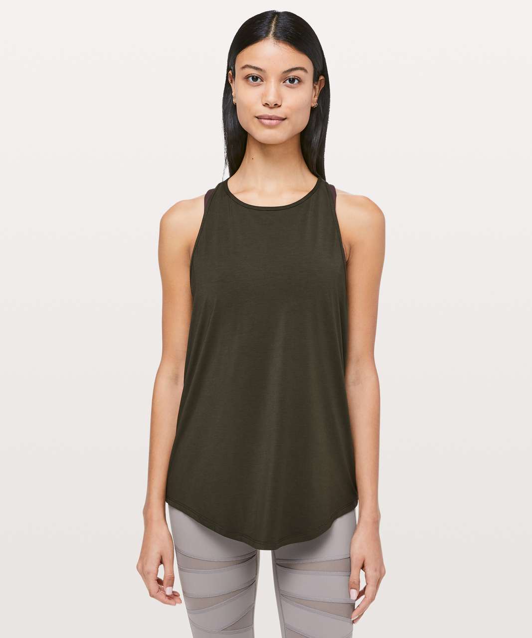 Lululemon More Movement Tank - Dark Olive