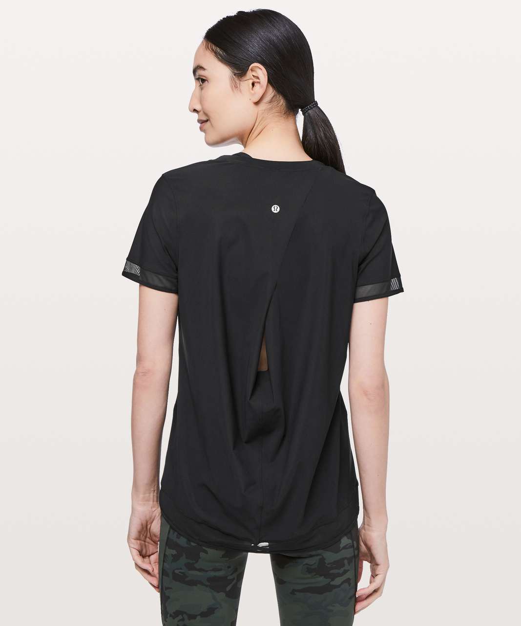 Lululemon Serve Up Some Sun Short Sleeve - Black