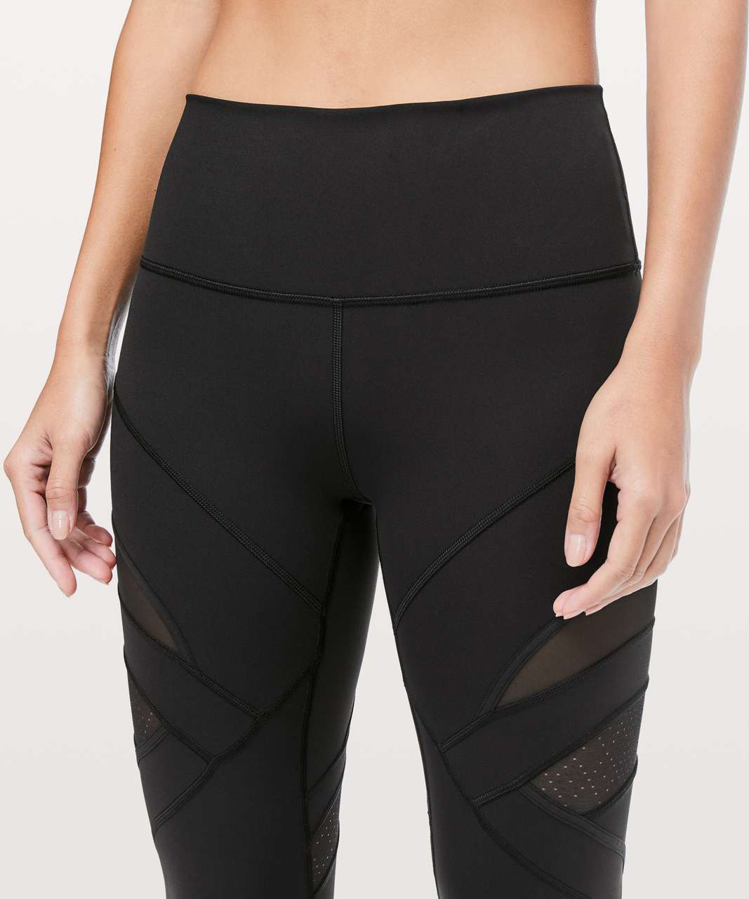 ❤️ NWT Lululemon Wunder Under HR Tight *SE Tech Mesh- size 4 Black Blk Mesh  Pant