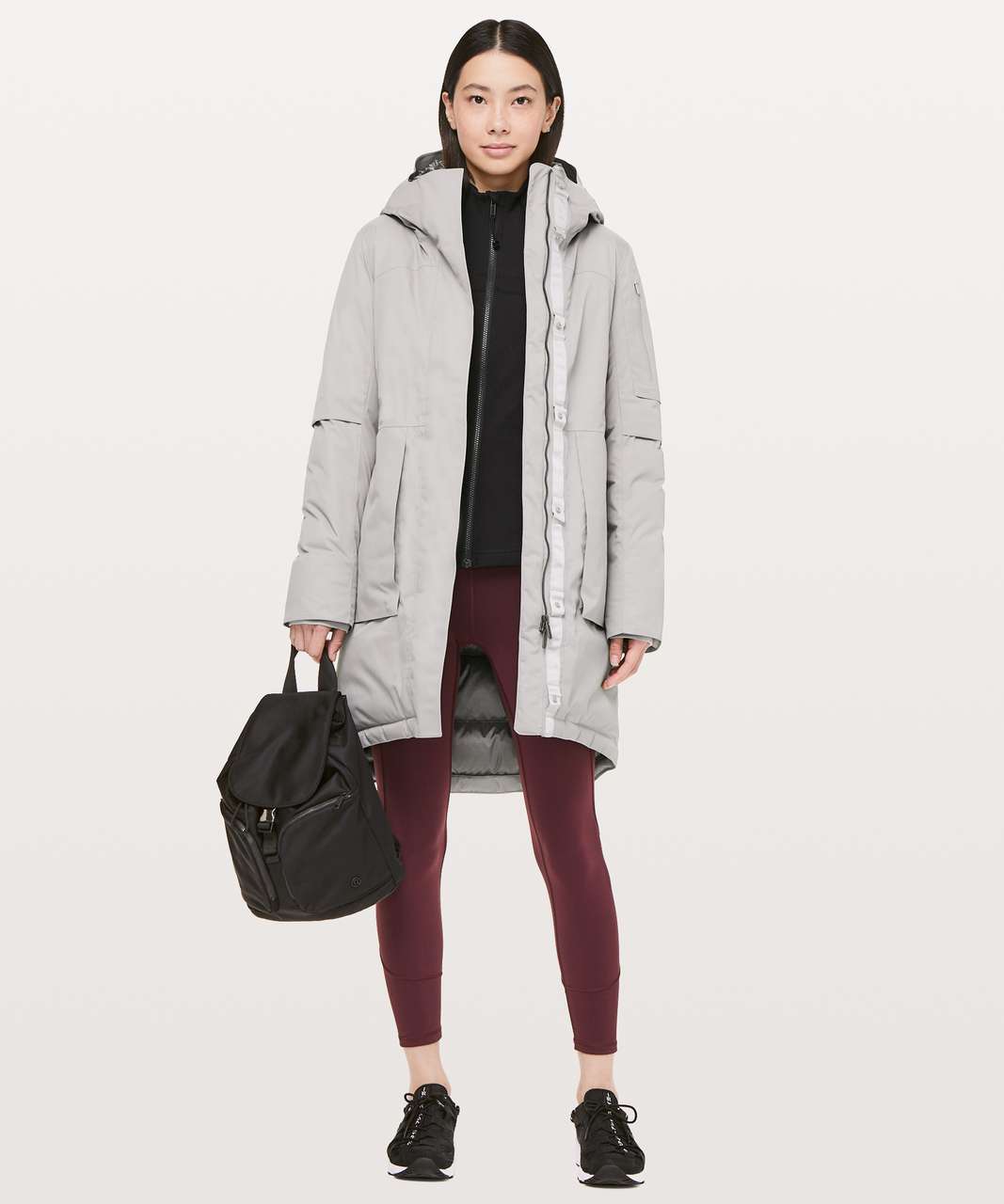 Lululemon Winter Warrior Parka - Dark Chrome - lulu fanatics