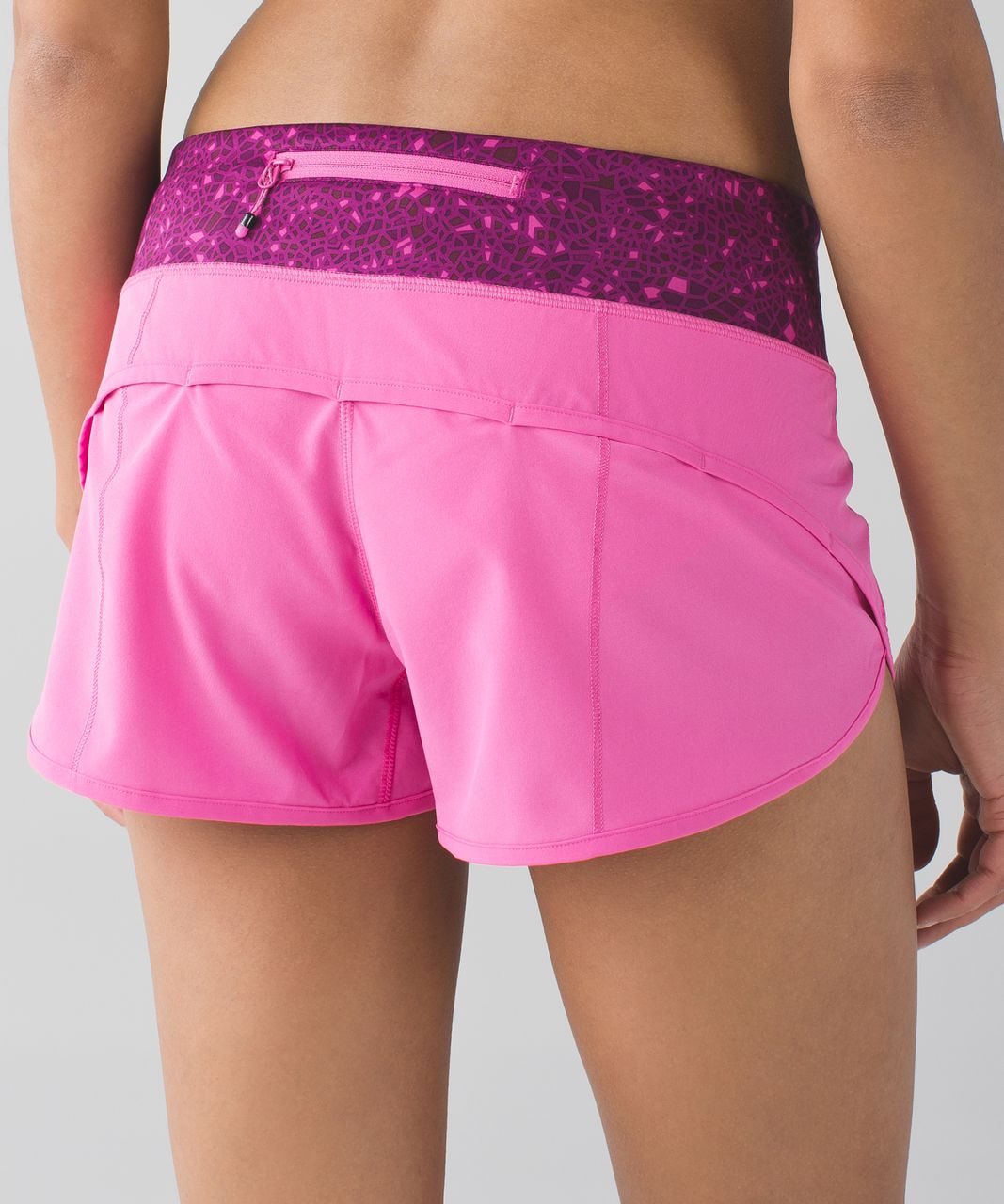 Lululemon Speed Short - Pink Paradise / Paradise Geo Regal Plum Multi