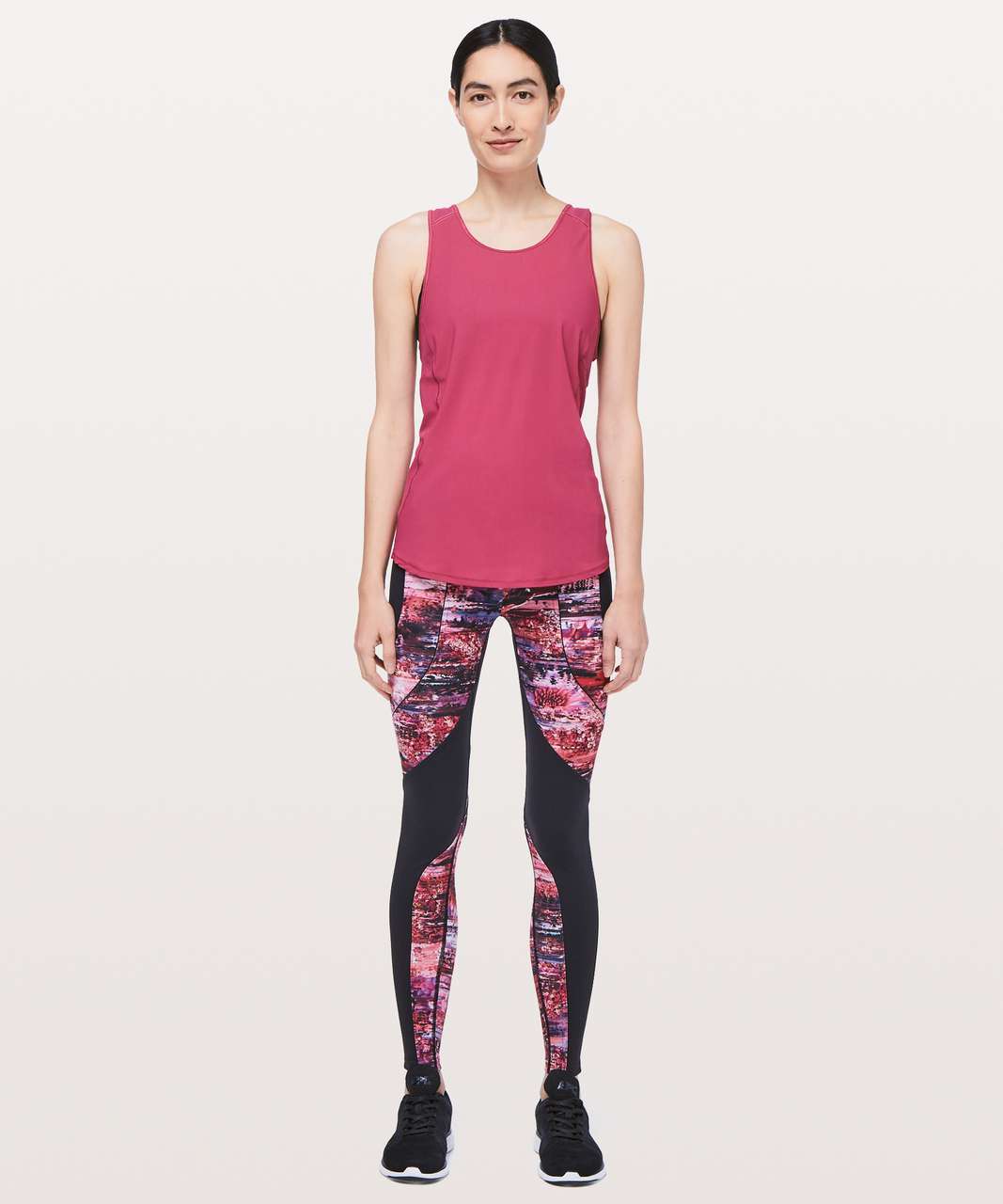 Lululemon Sculpt Tank *Tie Back - Violet Red