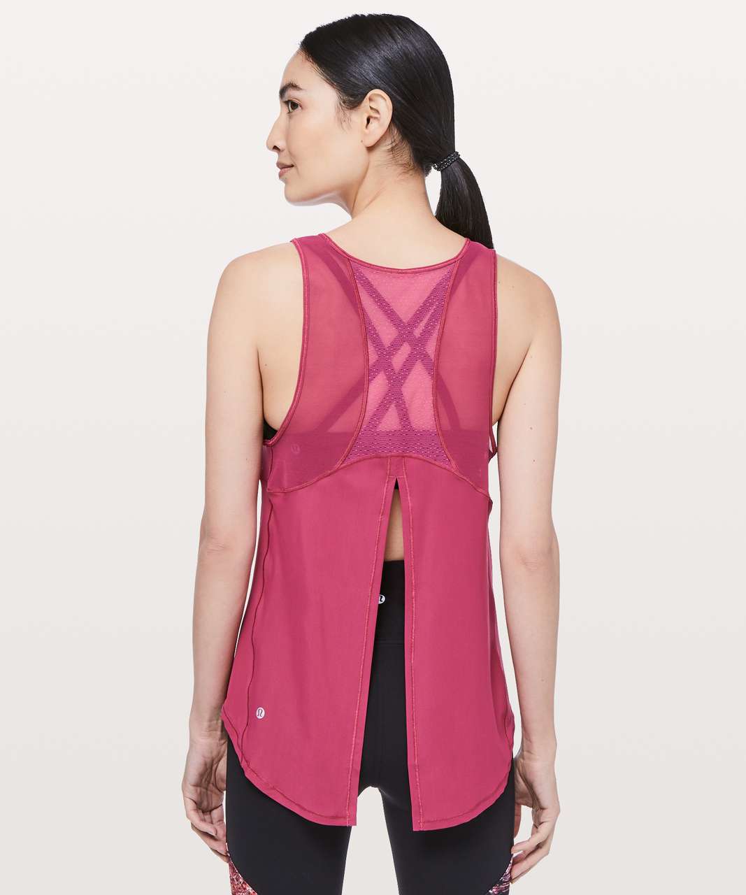 lululemon sculpt tank tie back