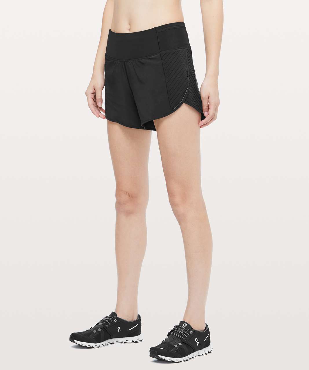 Lululemon Real Quick Short *Pintuck *3.5" - Black