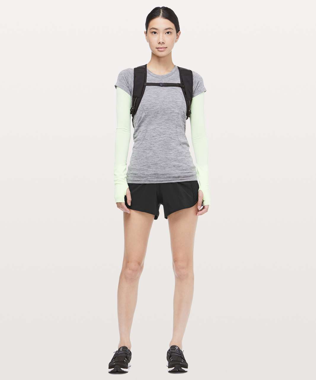 Lululemon Real Quick Short *Pintuck *3.5" - Black