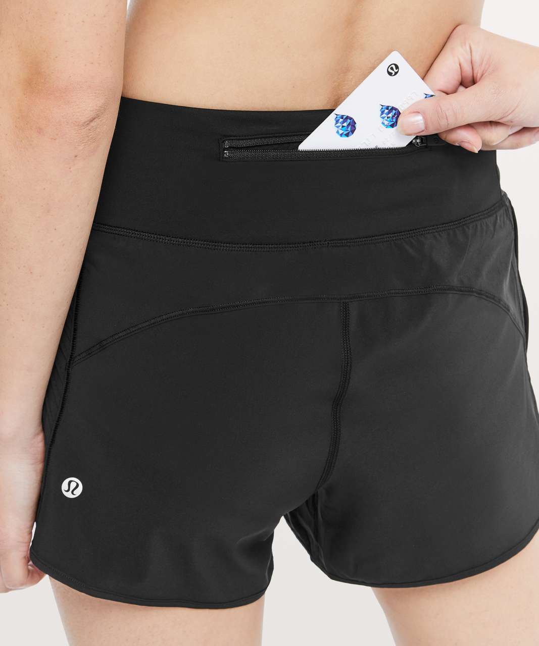 Lululemon Real Quick Short *Pintuck *3.5" - Black