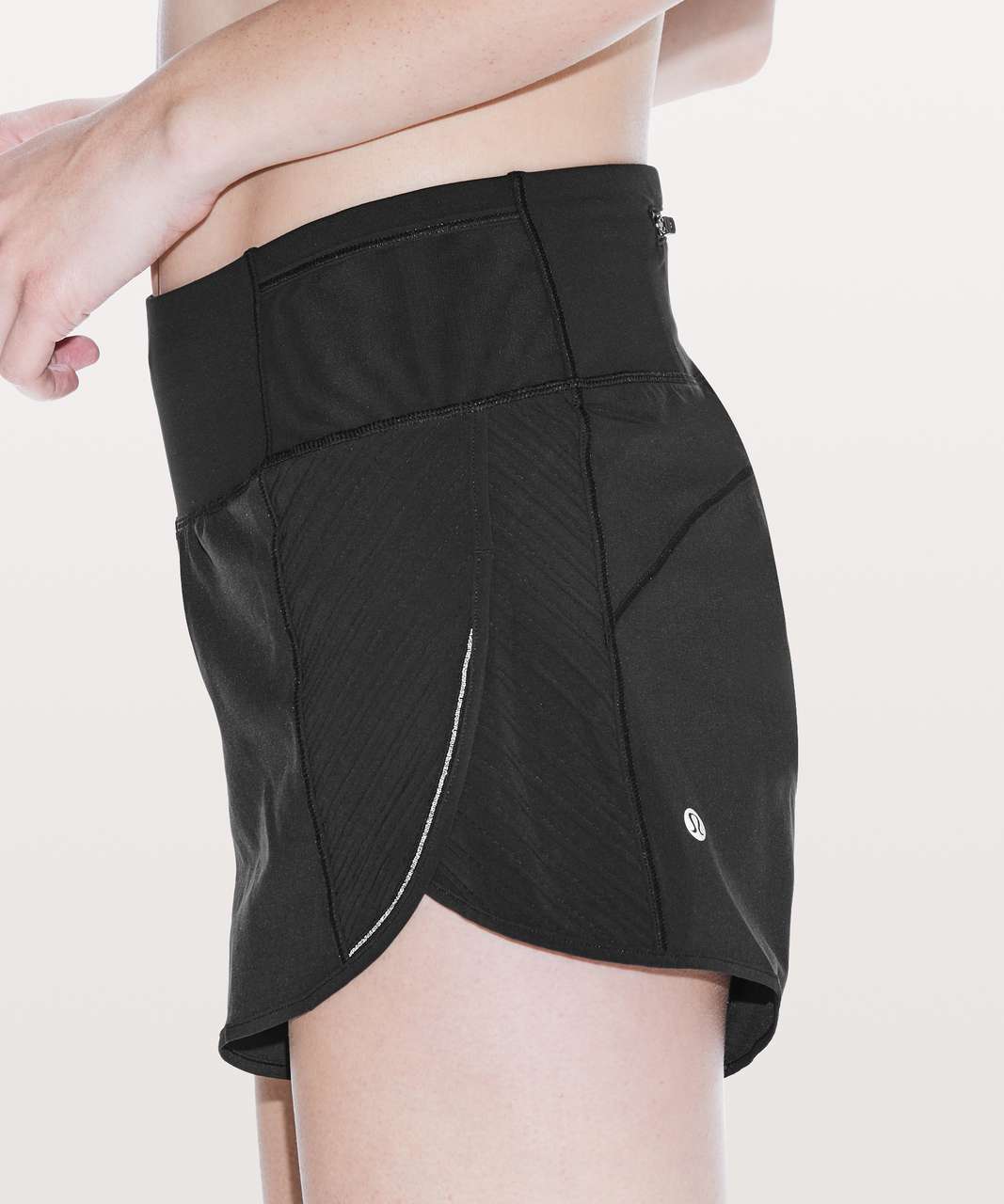 Lululemon Real Quick Short *Pintuck *3.5" - Black