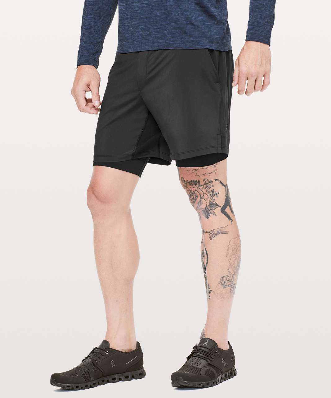 Lululemon T.H.E. Short *Nulux Liner 7" - Black