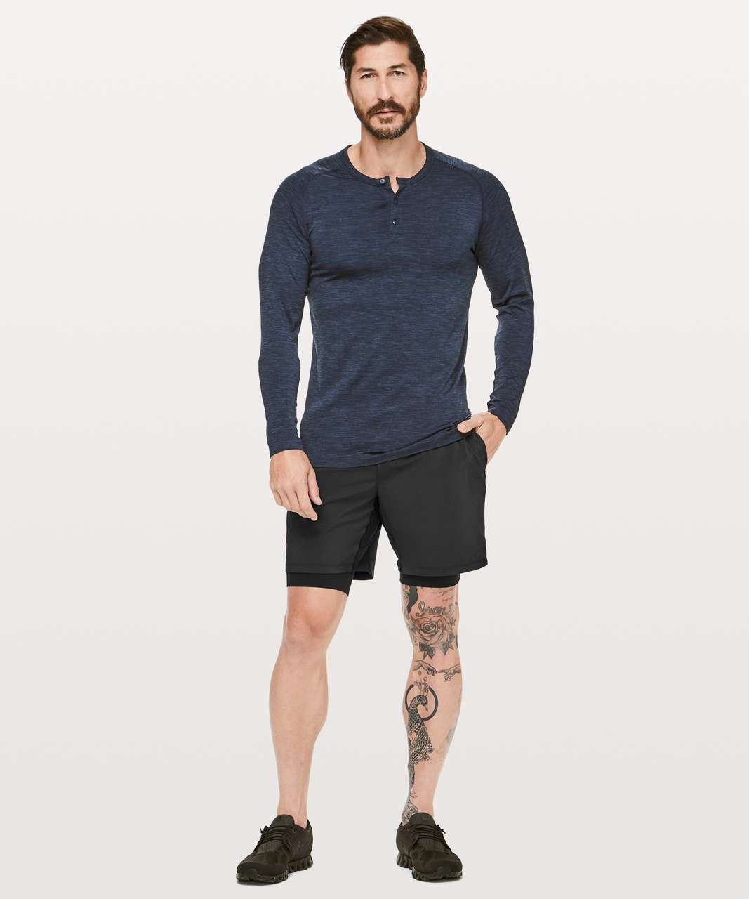 Lululemon T.H.E. Short 7 *Nulux Liner - Heathered Texture Printed