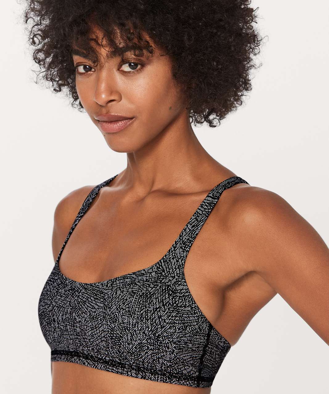 Lululemon Black And White Sports Bra - XS –