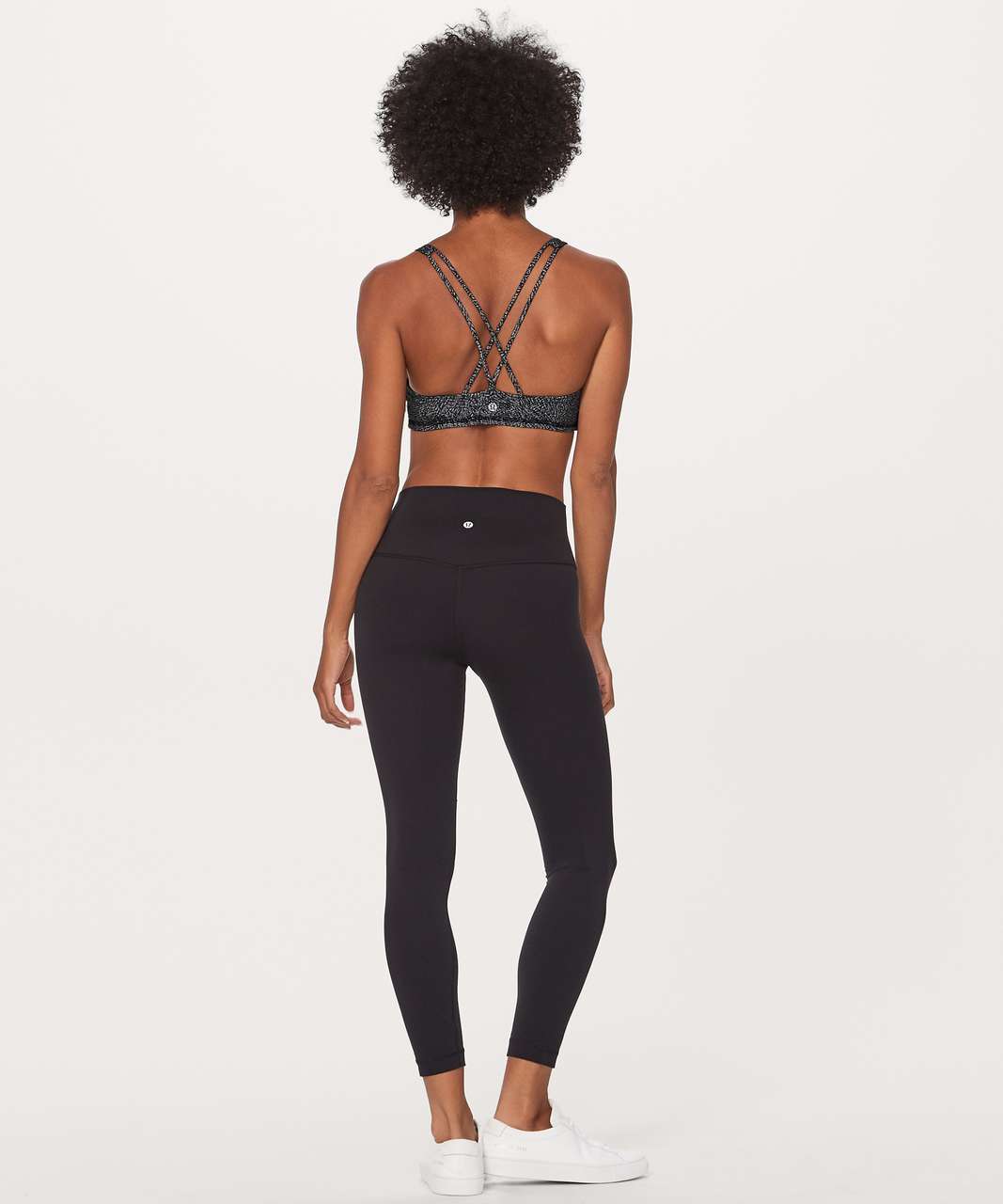 Lululemon Free To Be Bra - Line Up White Black