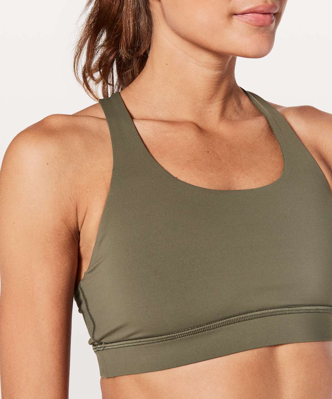 Lululemon Time To Sweat Bra - Sage - lulu fanatics