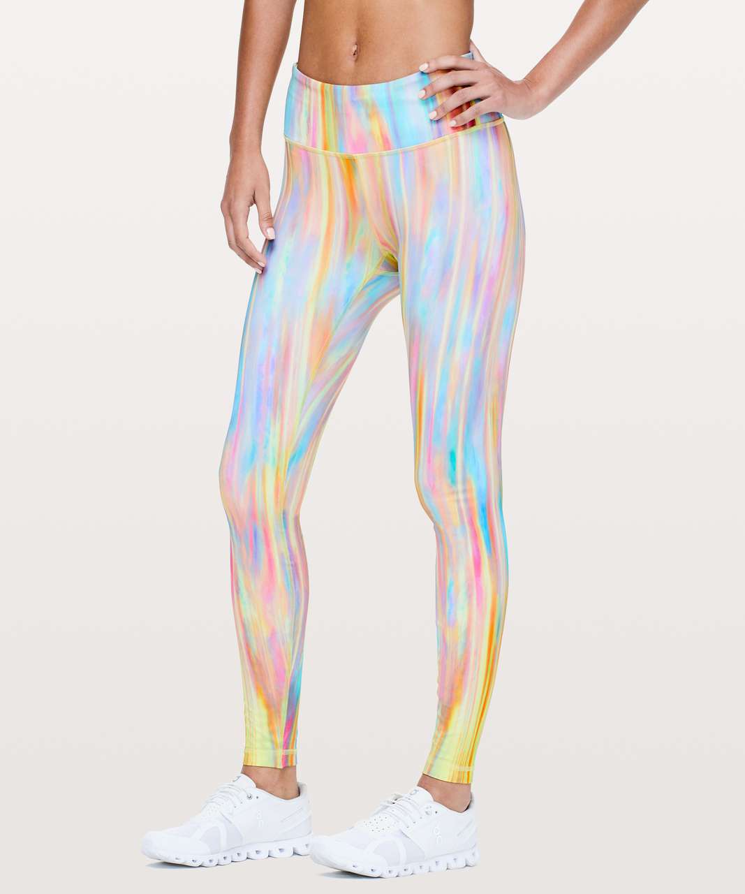 lululemon athletica, Pants & Jumpsuits, Nwot Rare Lululemon Seawheeze  Speed Wunder Tight Legging Rainbow Reflective