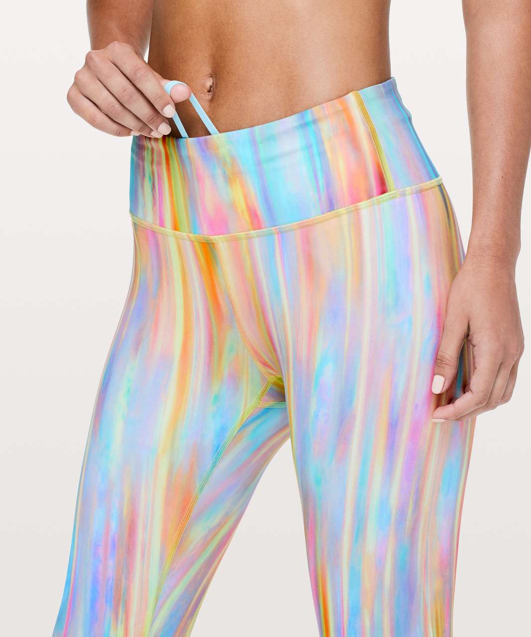 lululemon athletica, Pants & Jumpsuits, Nwot Rare Lululemon Seawheeze  Speed Wunder Tight Legging Rainbow Reflective