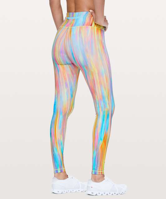 LULULEMON SEAWHEEZE ORIGINAL 2017 Rainbow Reflective Tights Very Rare  Limited $370.69 - PicClick