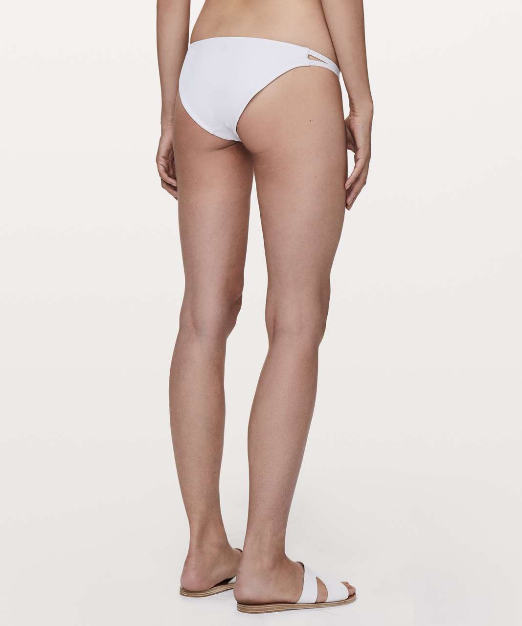 White Swimsuit Bottoms - Mid-Rise Swim Bottom - Cheeky Bikini - Lulus