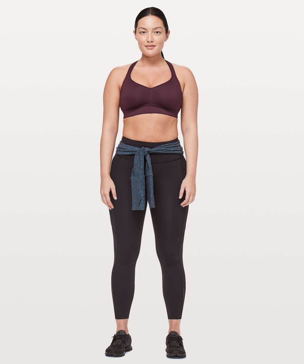 Lululemon Speed Up Bra *High Support for C/D Cup - Black - lulu fanatics