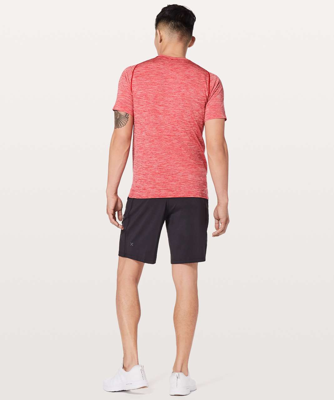 Lululemon Metal Vent Tech Surge Short Sleeve - Bold Red / White - lulu ...