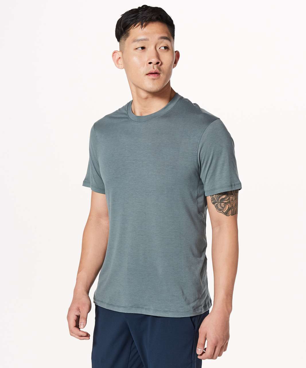 Lululemon Somatic Aero Short Sleeve - Mystic Green - lulu fanatics