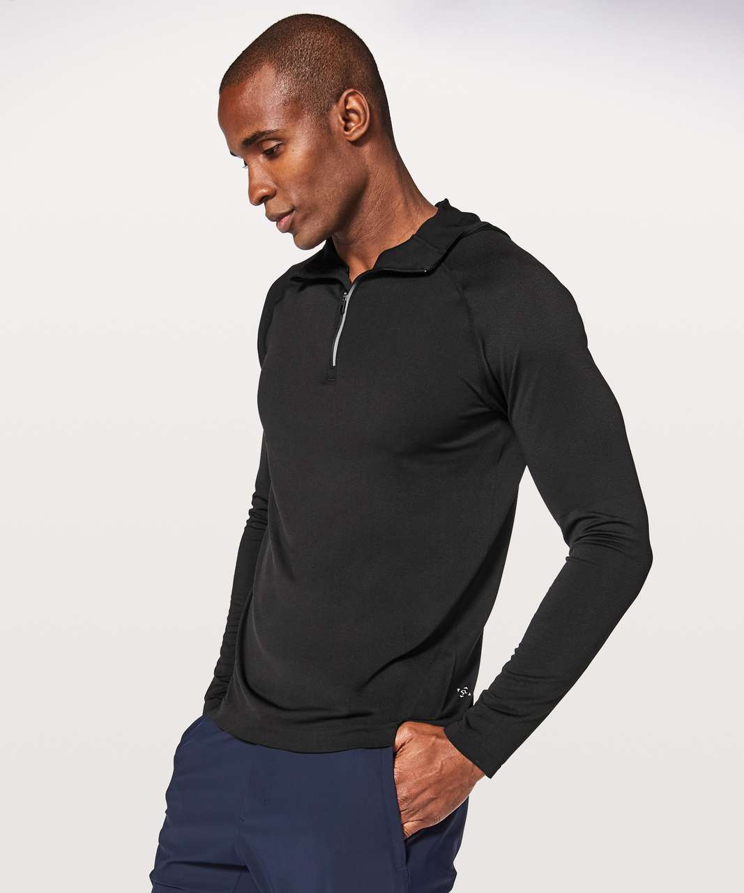 Lululemon Metal Vent Tech Hoodie - Black / Black - lulu fanatics