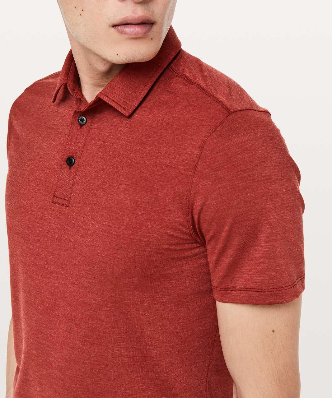 Lululemon Evolution Polo - Dark Sport Red