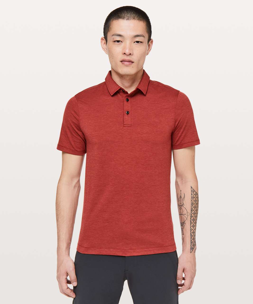 Lululemon Evolution Polo - Dark Sport Red